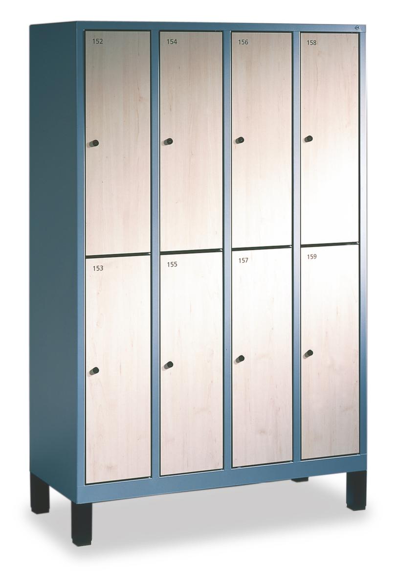 C+P Doppelstöckiger Garderobenschrank Evolo 2x2 Abteile in 2 Breiten, Abteilbreite 300 mm Artikel ähnlich 1 ZOOM