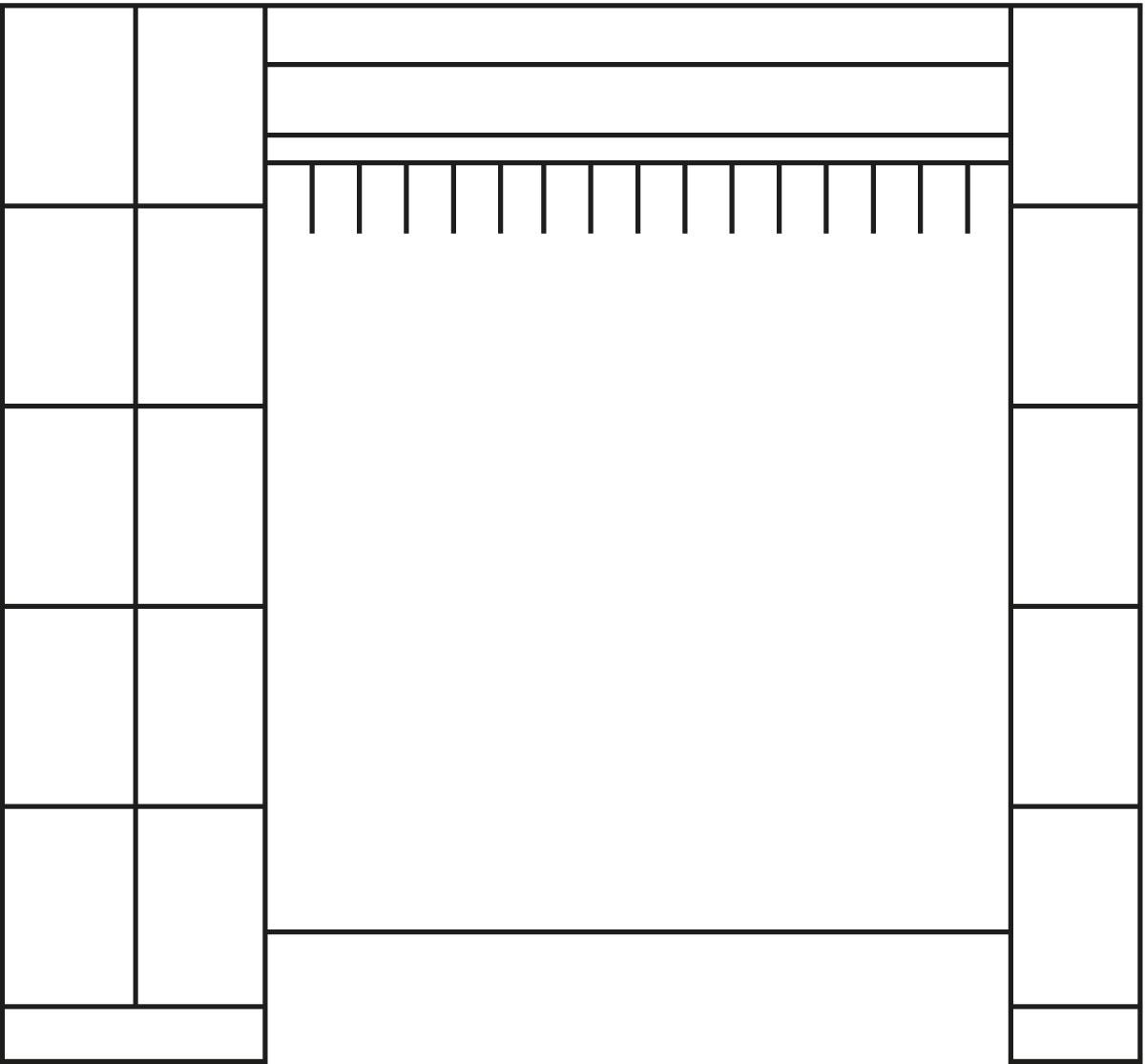 C+P Schließfach-Garderobe Classic mit bis zu 20 Fächern Technische Zeichnung 4 ZOOM