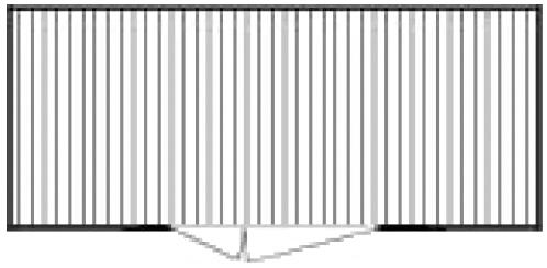 Säbu Verzinkter Großraum-Materialcontainer XXL mit Holzfußboden Technische Zeichnung 1 ZOOM