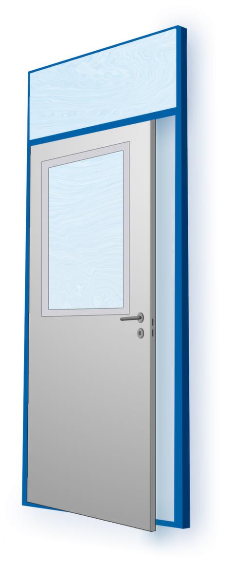 MDS Raumsysteme Sichtfenstertür für Hallenbüro, Breite 1000 mm Standard 1 ZOOM