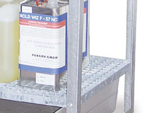 Cemo Gitterrostboden für Abfüllregal, Breite 1320 mm Standard 1 ZOOM