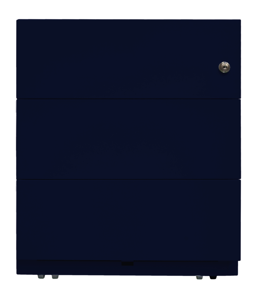 Bisley Rollcontainer Note, 3 Schublade(n), oxfordblau/oxfordblau Standard 3 ZOOM