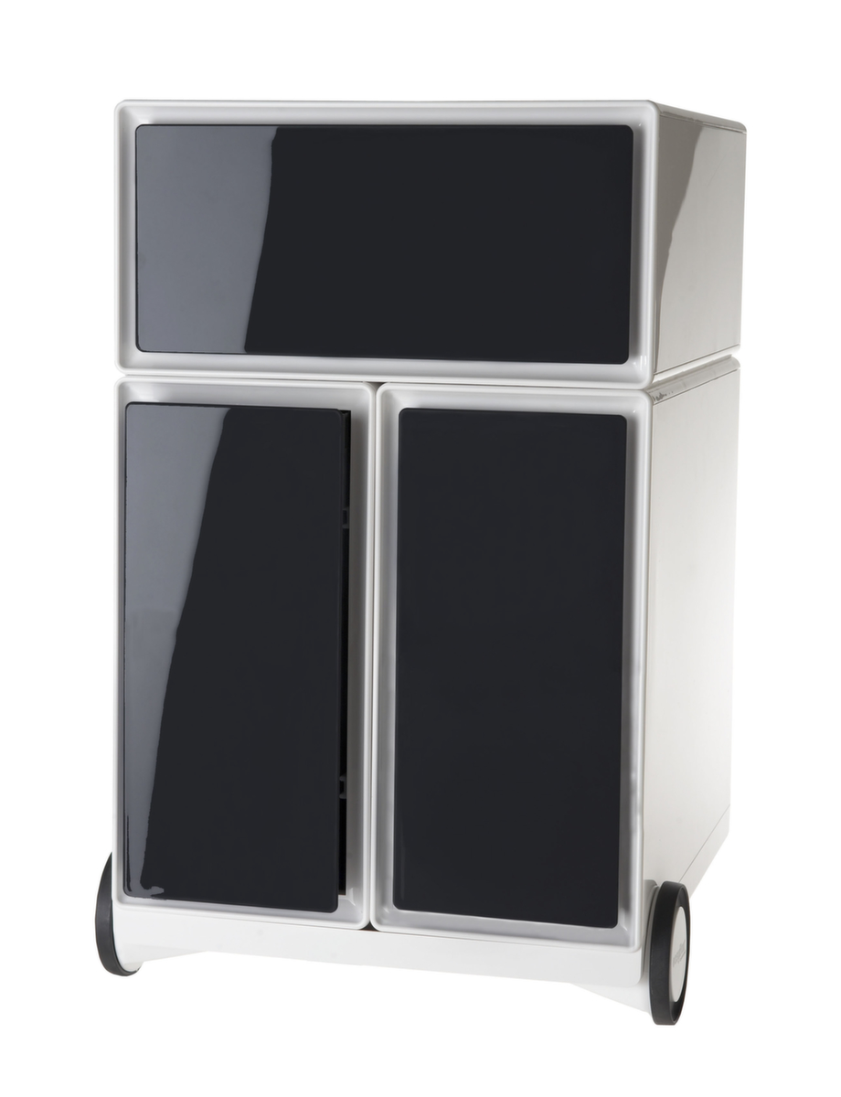 Paperflow Rollcontainer easyBox mit HR-Auszug, 1 Schublade(n), weiß/schwarz Standard 1 ZOOM