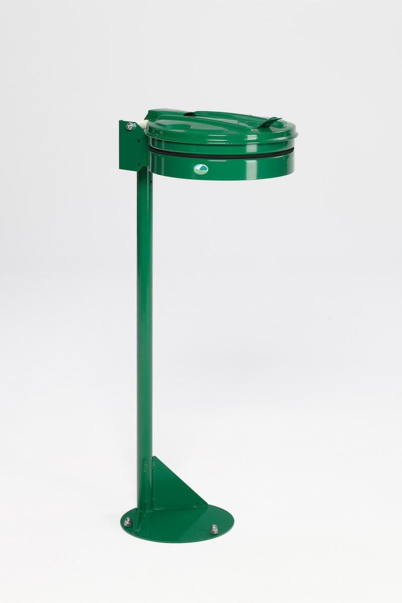 VAR Müllsackständer mit Standfuß, für 120-Liter-Säcke, grün, Deckel grün Standard 1 ZOOM