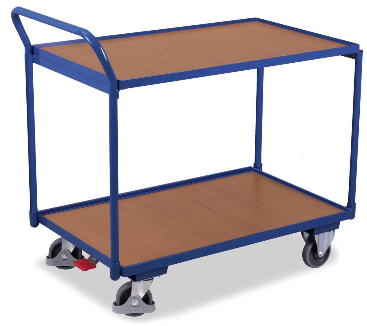 VARIOfit Tischwagen mit Holzböden Standard 2 ZOOM