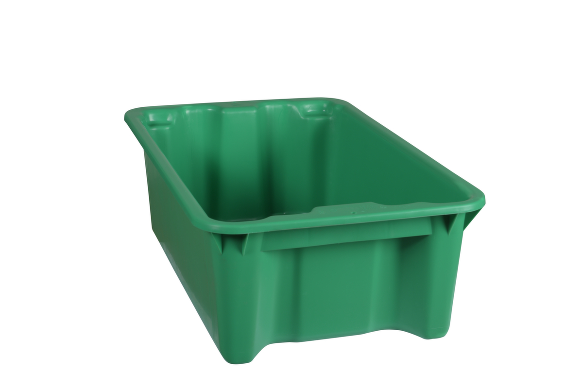 Drehstapelbehälter, grün, Inhalt 34 l Standard 1 ZOOM
