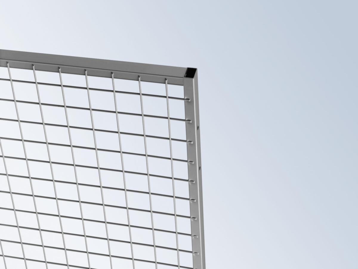 TROAX Wand-Aufsatzelement Extra für Trennwandsystem, Breite 1200 mm Detail 1 ZOOM