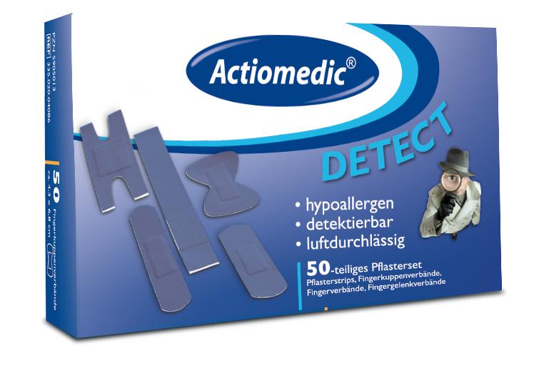 actiomedic Pflaster-Set, atmungsaktiv, detektabel, elastisch und hypoallergen Standard 1 ZOOM