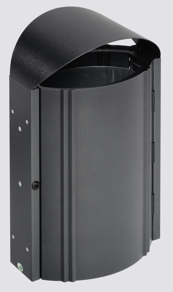 VAR Abfallbehälter für außen in antiksilber Standard 1 ZOOM