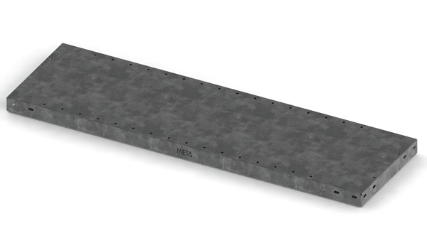 META Fachboden für Lagerregal, Breite x Tiefe 1000 x 800 mm, mit korrosionsschützender Zinkbeschichtung Standard 1 ZOOM