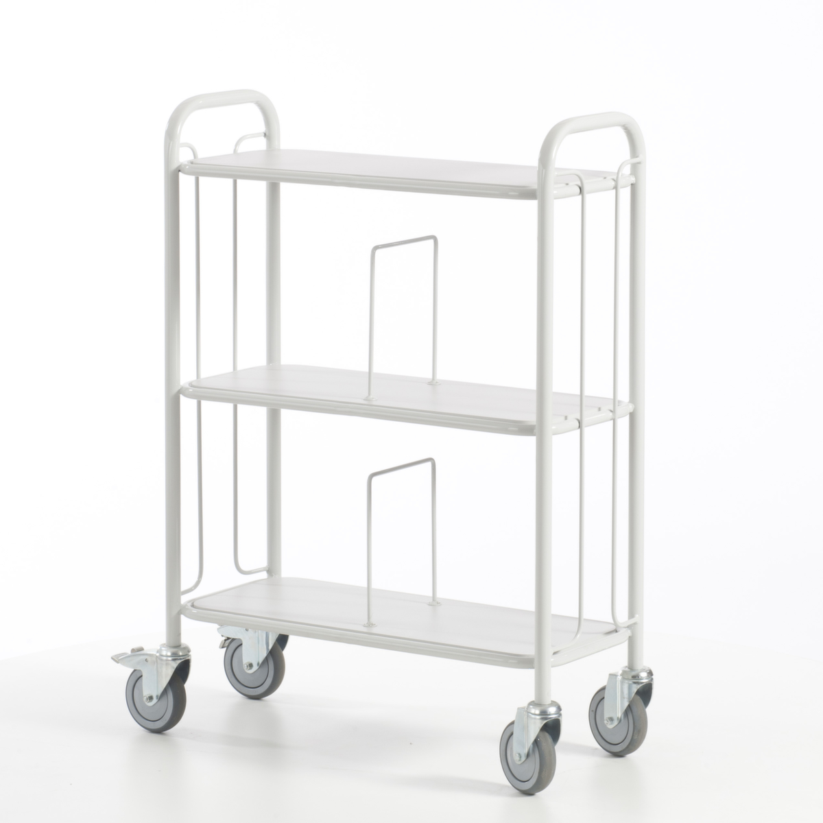Rollcart Bürowagen, Traglast 150 kg, 3 Etagen Standard 3 ZOOM