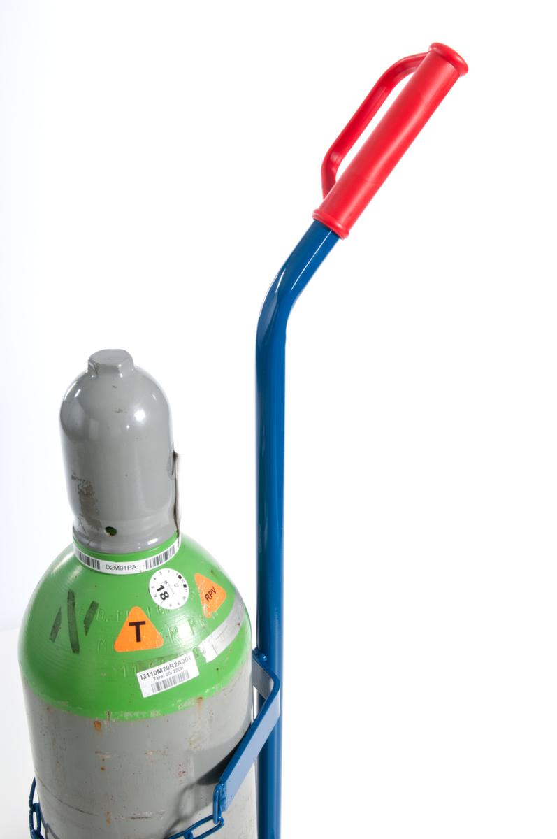 Rollcart Flaschenkarre, für 1x40/50 l Flasche, Luft-Bereifung Detail 2 ZOOM