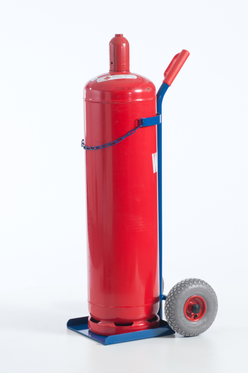 Rollcart Flaschenkarre, für 1 x 33 kg Propangas Flasche, Luft-Bereifung Standard 14 ZOOM