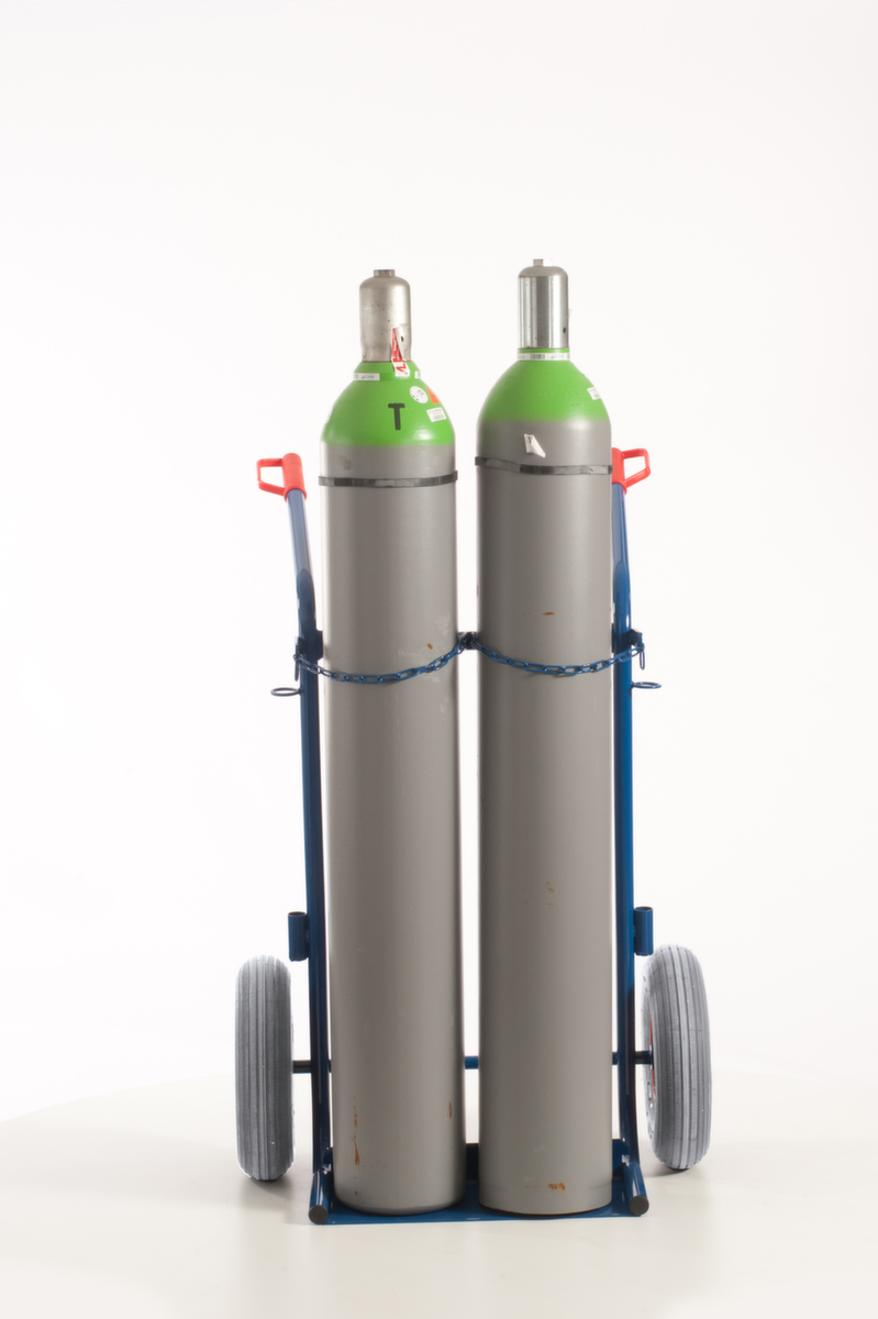 Rollcart Flaschenkarre, für 2x40/50 l Flasche, Luft-Bereifung Standard 12 ZOOM