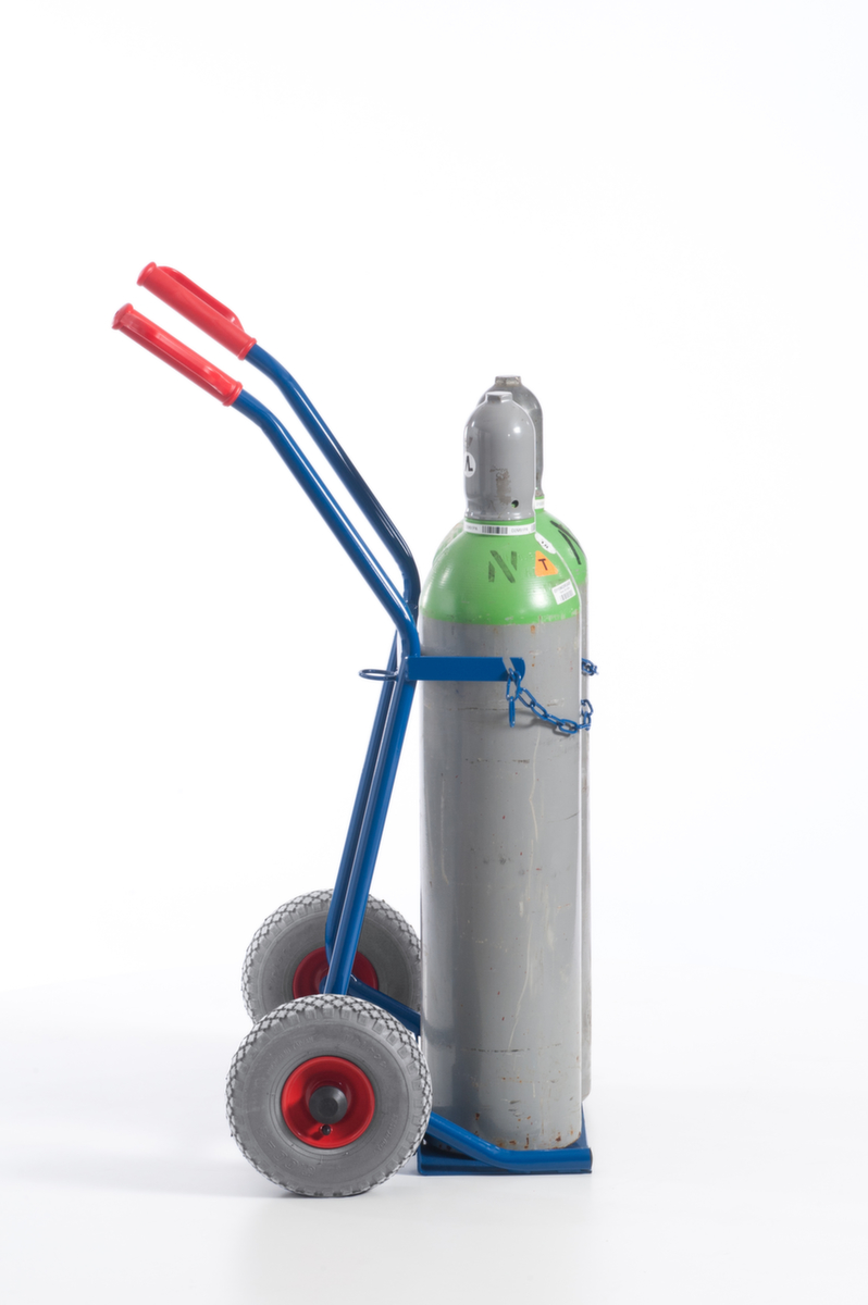 Rollcart Flaschenkarre, für 2x20 l Flasche, Luft-Bereifung Standard 9 ZOOM