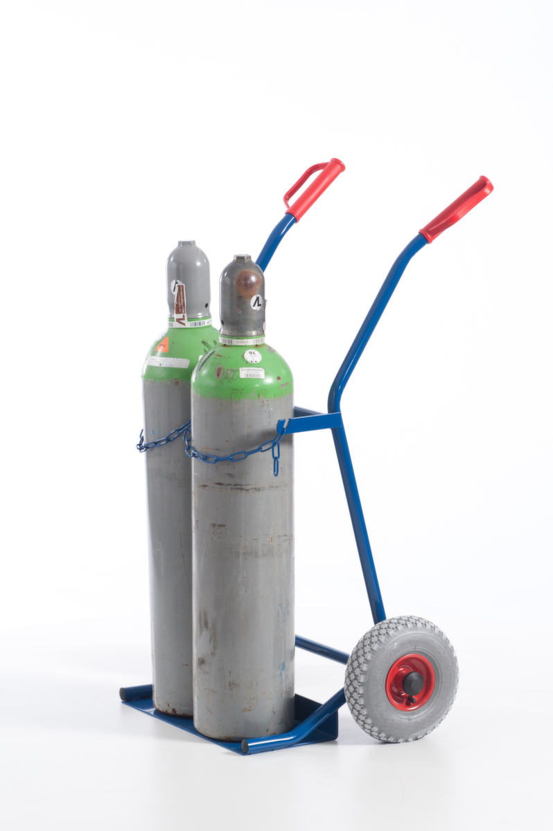 Rollcart Flaschenkarre, für 2x20 l Flasche, Luft-Bereifung Standard 14 ZOOM