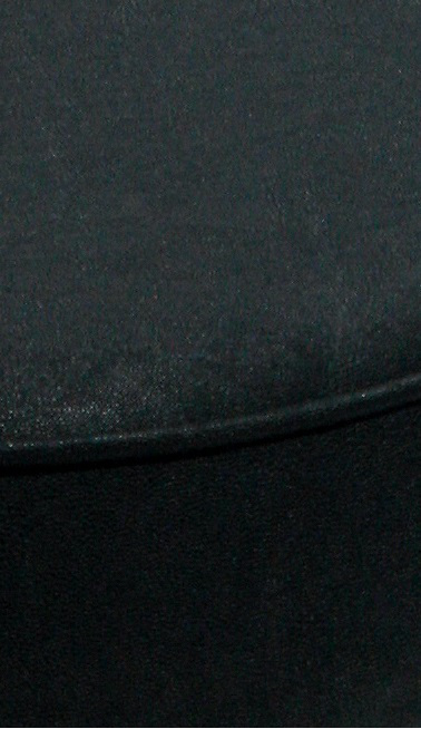 Höhenverstellbarer Drehhocker mit Kunstledersitz, Sitz schwarz, Rollen Detail 1 ZOOM