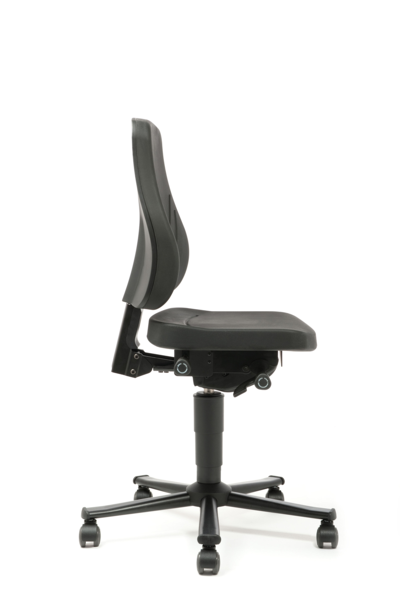 bimos Arbeitsdrehstuhl All-In-One Trend 2, Sitz PU-Schaum schwarz, mit Rollen Standard 2 ZOOM
