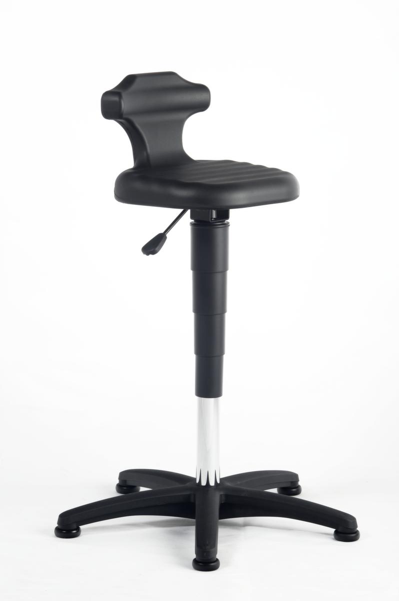 bimos Steh-Sitz-Stuhl Flex 2, Sitzhöhe 510 - 780 mm, Gestell schwarz Standard 1 ZOOM