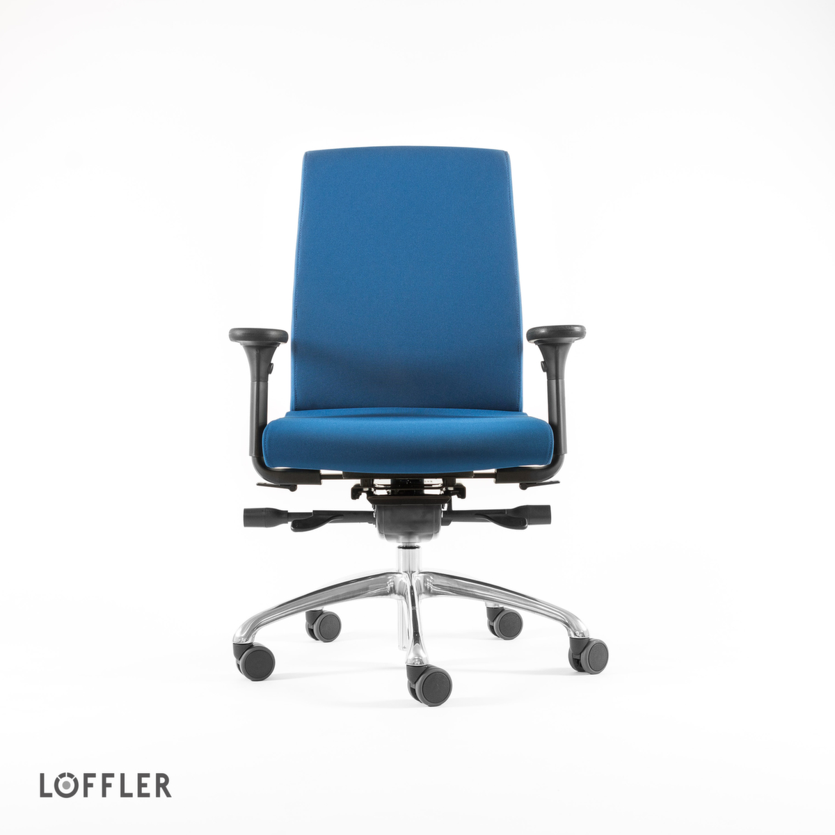 Löffler Drehstuhl Figo, blau Standard 2 ZOOM
