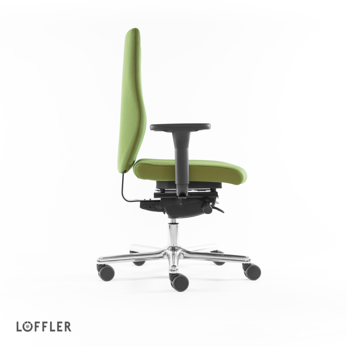 Löffler Bürodrehstuhl mit Taschenfederkern-Sitz, grün Standard 3 ZOOM