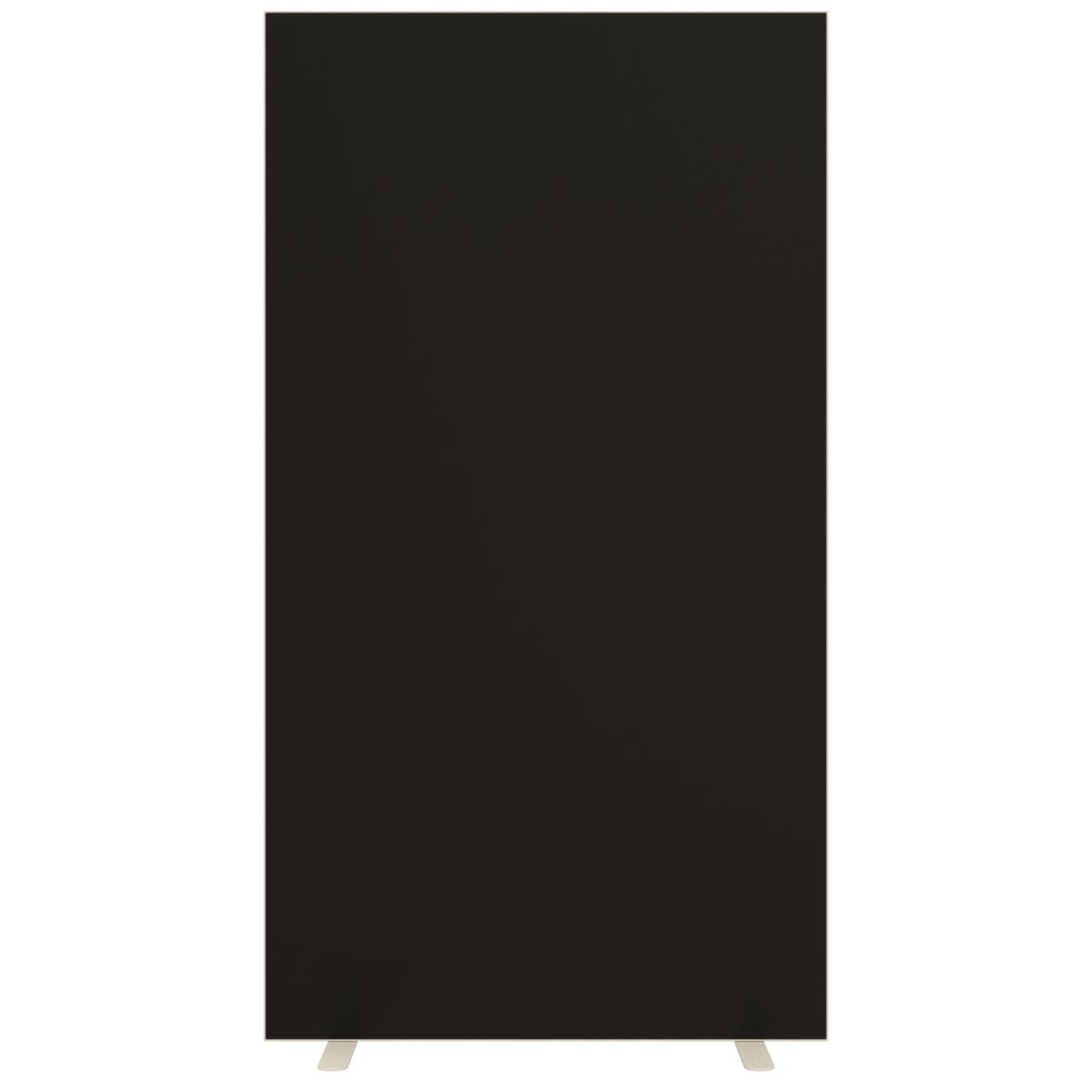 Paperflow Trennwand mit beidseitigem Stoffbezug, Höhe x Breite 1740 x 940 mm, Wand schwarz Standard 1 ZOOM