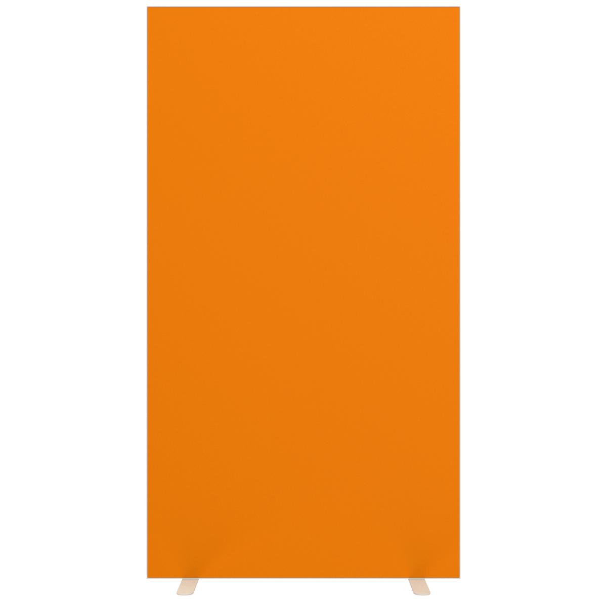 Paperflow Trennwand mit beidseitigem Stoffbezug, Höhe x Breite 1740 x 940 mm, Wand orange Standard 1 ZOOM