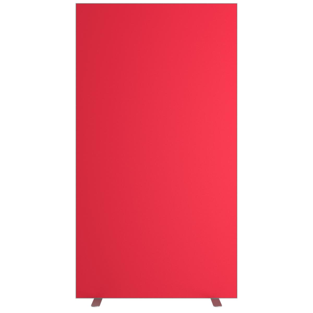 Paperflow Trennwand mit beidseitigem Stoffbezug, Höhe x Breite 1740 x 940 mm, Wand rot Standard 1 ZOOM