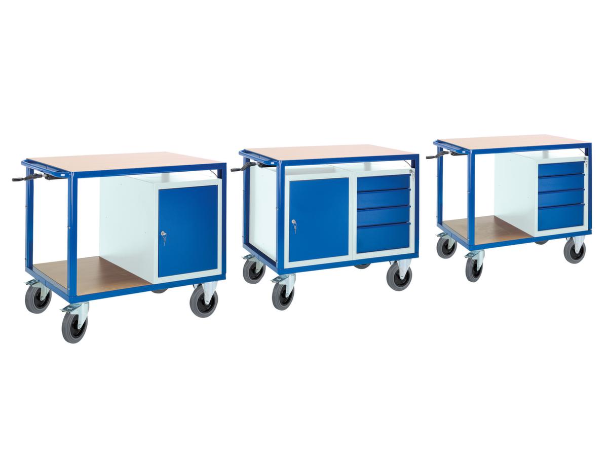 Rollcart Höhenverstellbarer Tisch- und Schrankwagen Standard 1 ZOOM