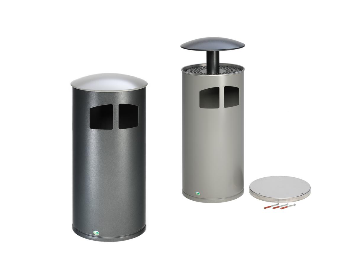 VAR Abfallbehälter mit 2 Einwurföffnungen Standard 1 ZOOM
