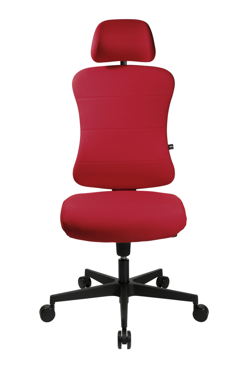 Topstar Bürodrehstuhl Art Comfort mit Kopfstütze, rot Standard 5 ZOOM