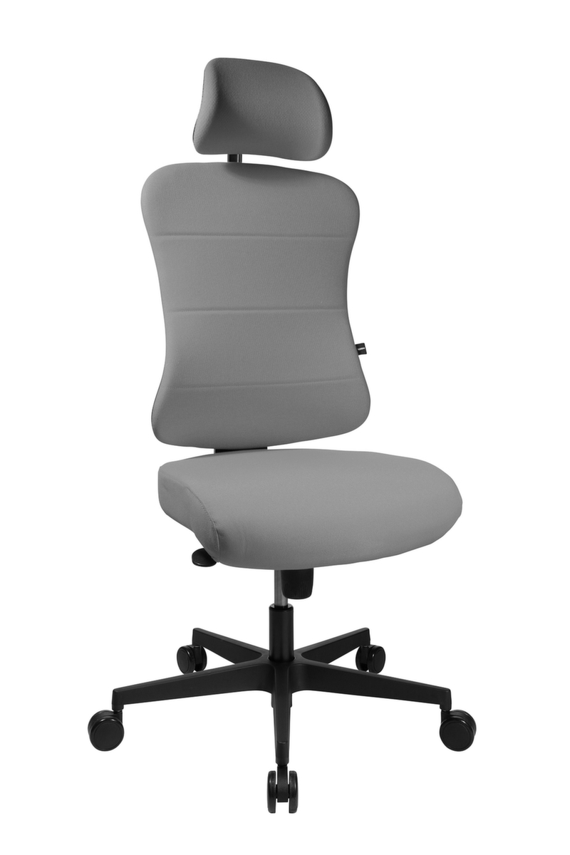 Topstar Bürodrehstuhl Art Comfort mit Kopfstütze, grau