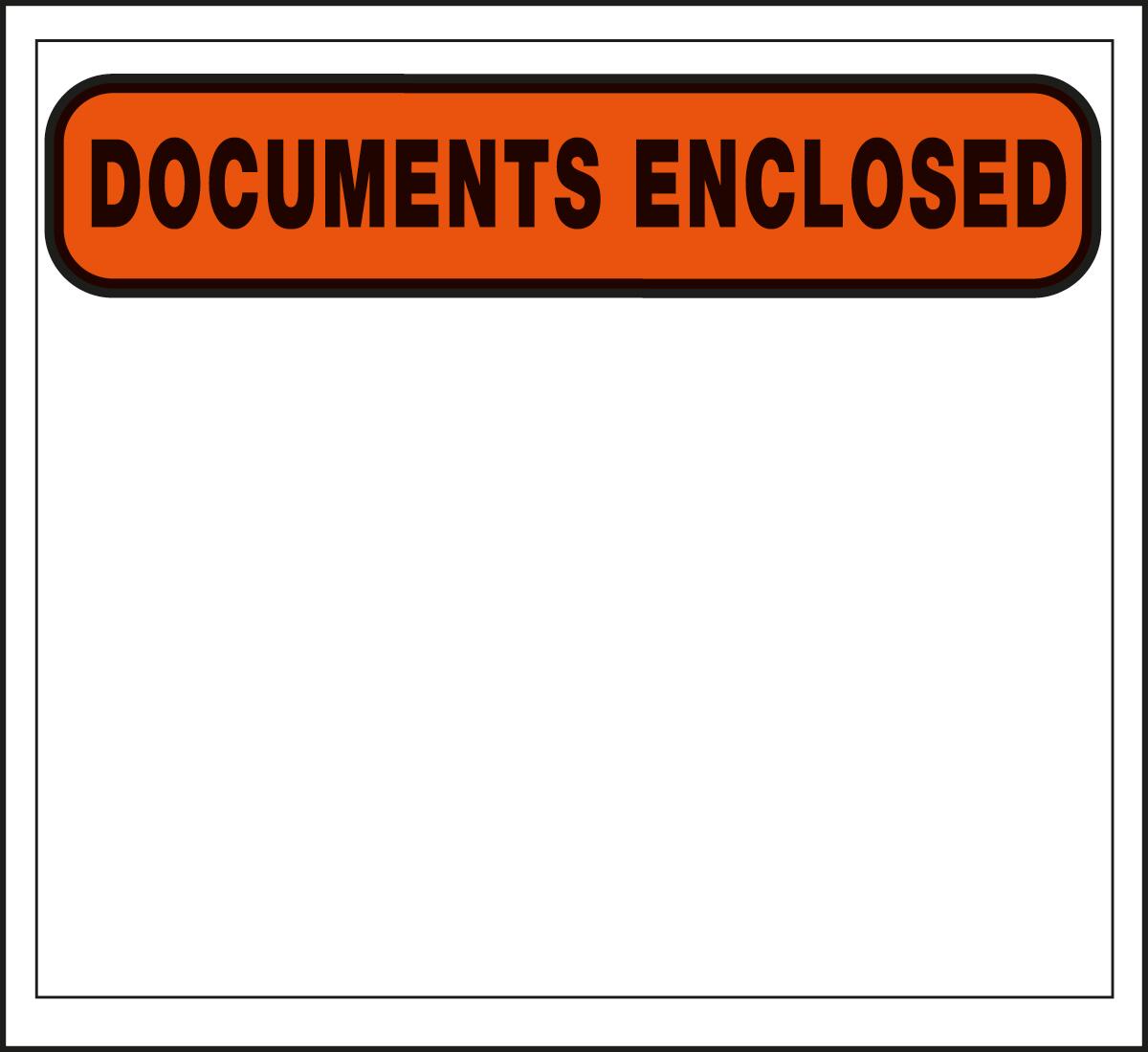 Raja Begleitpapiertasche "Documents enclosed", DIN lang Standard 1 ZOOM