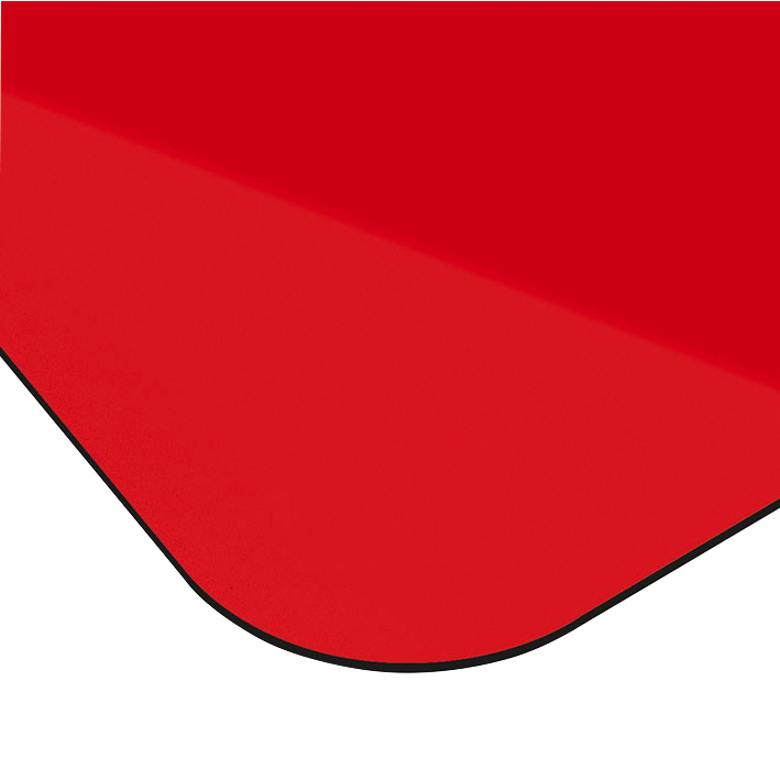 Auflagedeckel PURE für Abfallbehälter, rot Detail 1 ZOOM