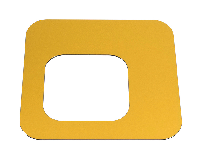 Auflagedeckel PURE für Abfallbehälter, gelb Standard 1 ZOOM