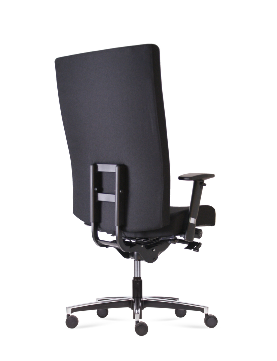 Bürodrehstuhl Manage XL mit verstellbarer Lordosenstütze, schwarz Standard 2 ZOOM