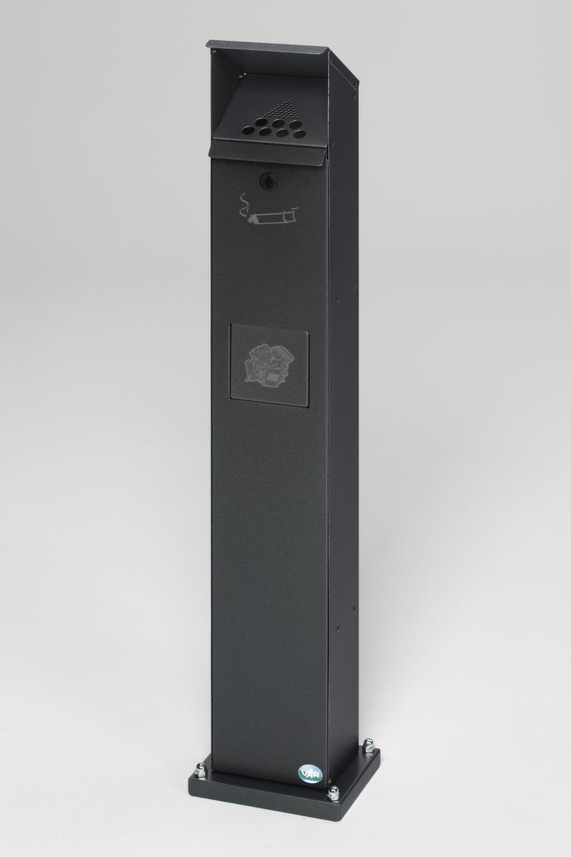 VAR Standascher mit Wetterschutzdach, antiksilber Standard 1 ZOOM