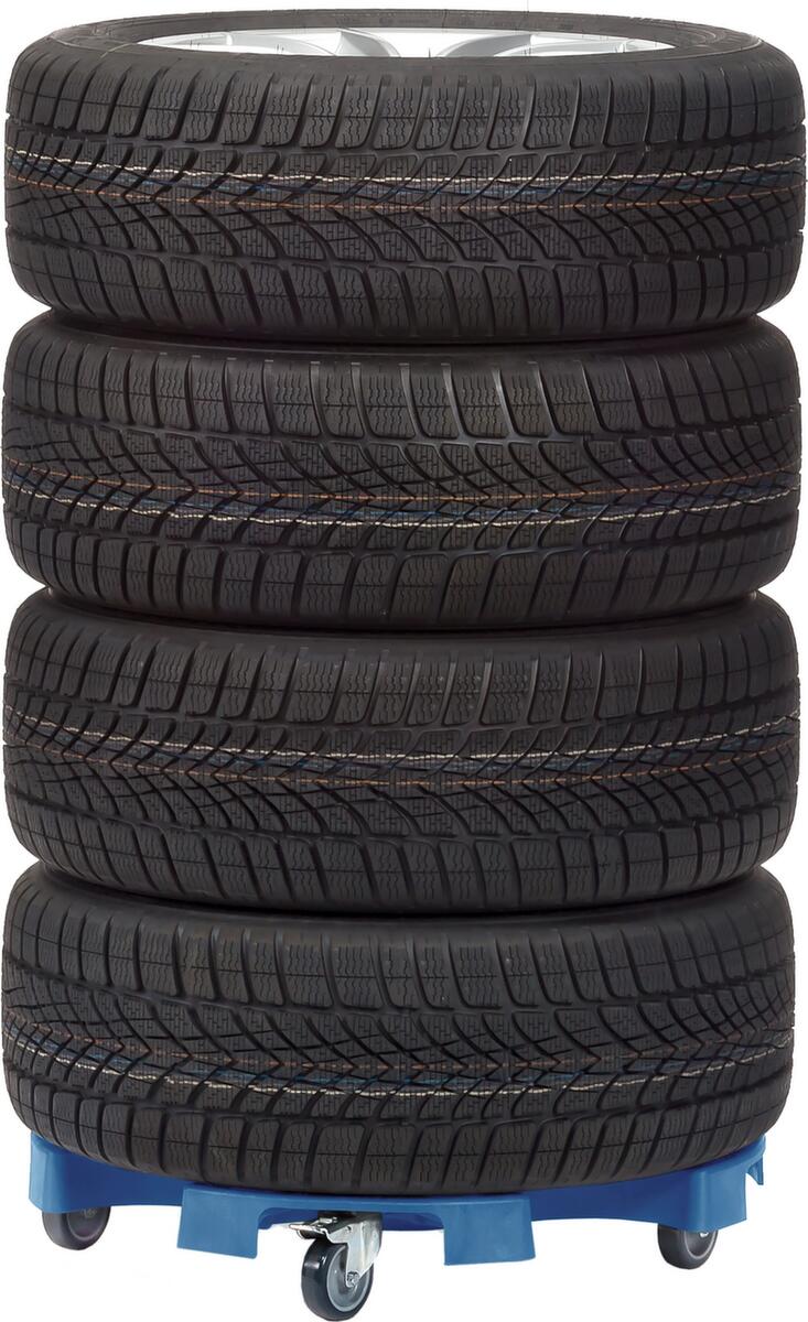 fetra Reifenroller TYRE TROLLEY, Ø 700 mm, für 8 x Reifen/4 x Kompletträder Milieu 1 ZOOM