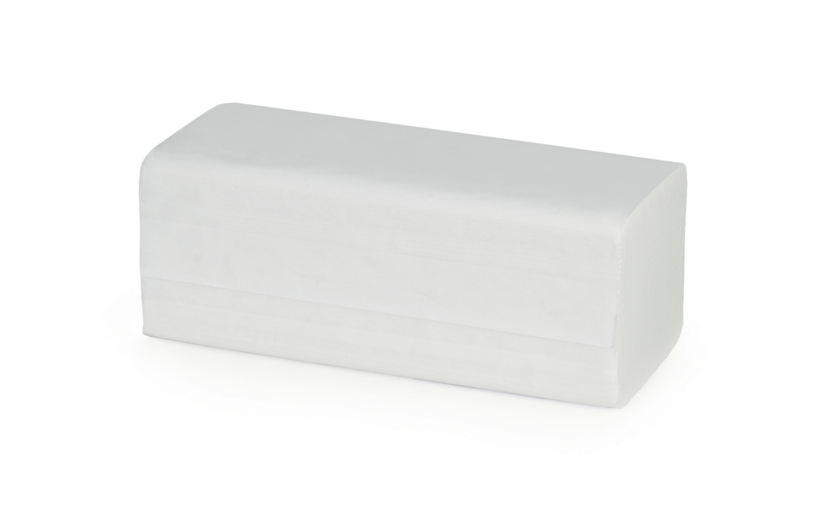 Papierhandtücher Eco aus Tissue mit V-Falz, Zellstoff Standard 2 ZOOM