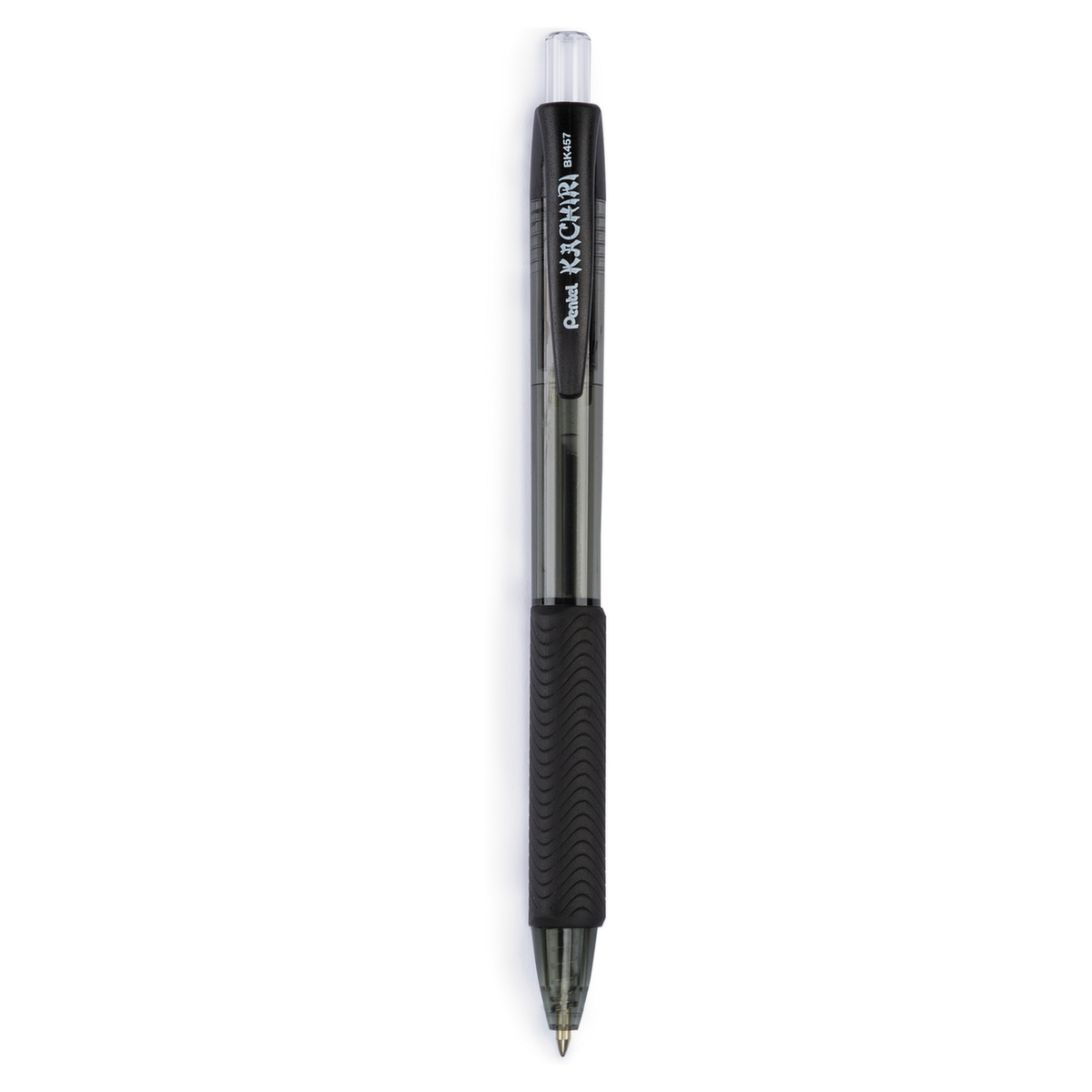 Kugelschreiber Kachiri, Schriftfarbe schwarz, Schaft schwarz/transparent Standard 1 ZOOM