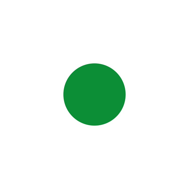 EICHNER Klebesymbol, Kreis, grün Standard 1 ZOOM