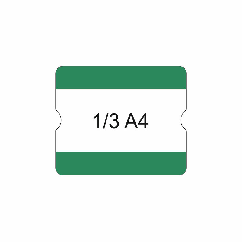EICHNER Selbstklebende Beschriftungstasche, grün Standard 1 ZOOM