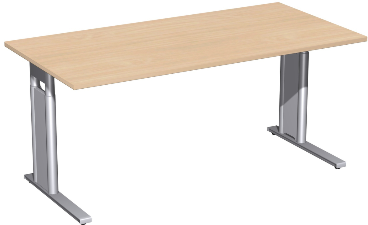 Gera Höhenverstellbarer Schreibtisch Pro mit C-Fußgestell