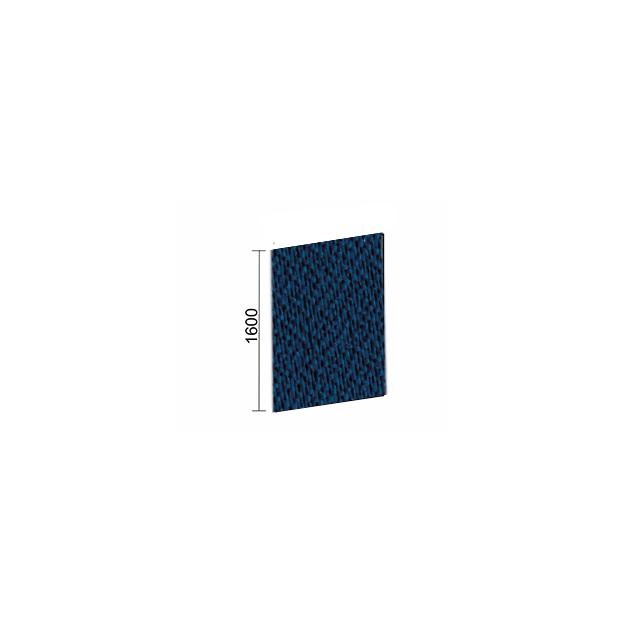 Gera Schallabsorbierende Stellwand Pro, Höhe x Breite 1600 x 800 mm, Wand blau