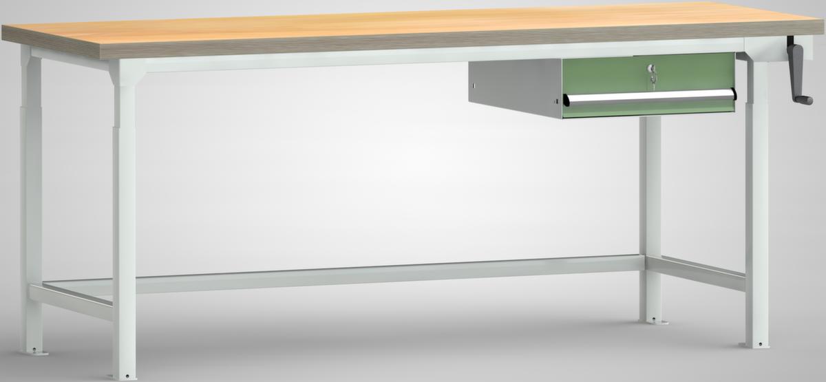 KLW Lutz Höhenverstellbare Werkbank mit Schubladen, 1 Schublade Standard 1 ZOOM