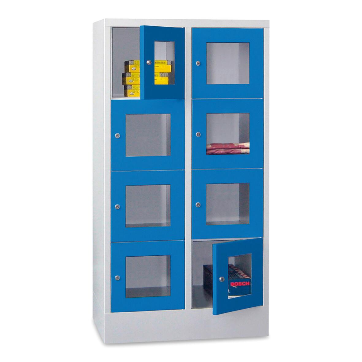 PAVOY Schließfachblock Basis mit Sichtfenstertüren + bis zu 20 Fächern Standard 2 ZOOM