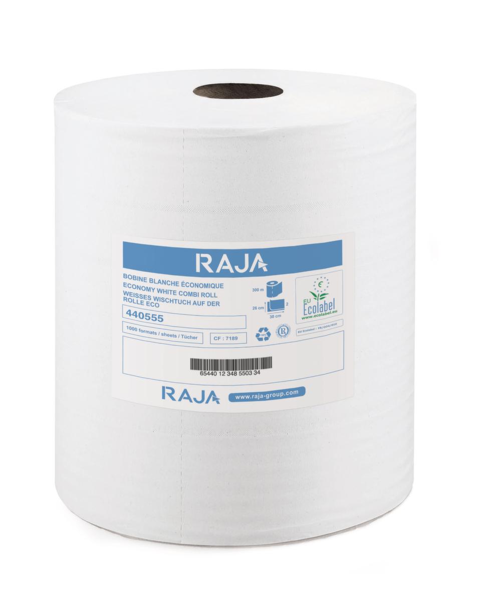 Raja Wischtuchrolle Eco für den täglichen Gebrauch, 1500 Tücher, Zellstoff Standard 1 ZOOM