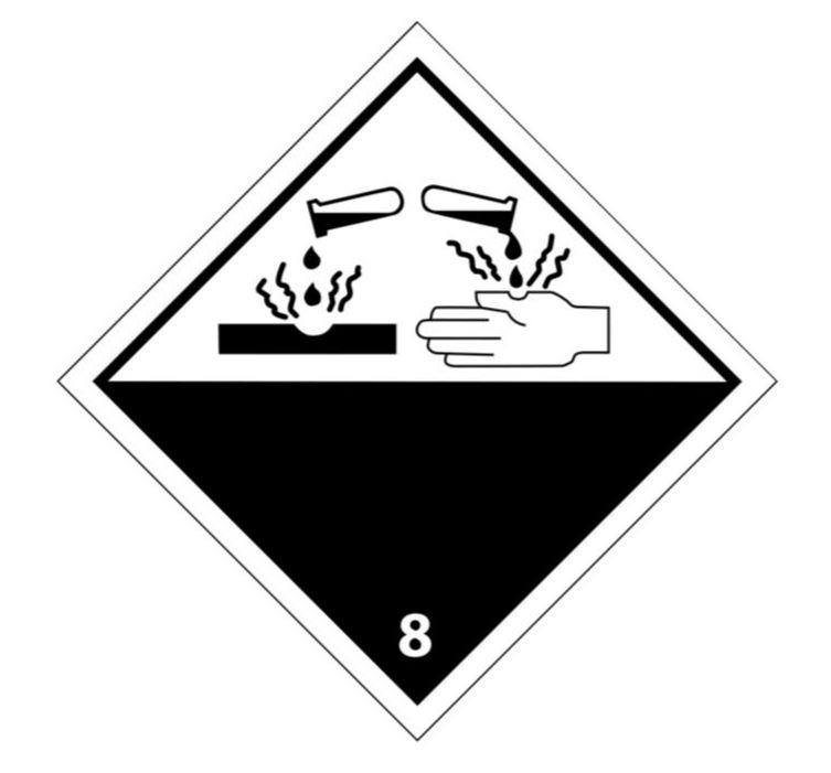 Gefahrgut-Etikett Standard 1 ZOOM