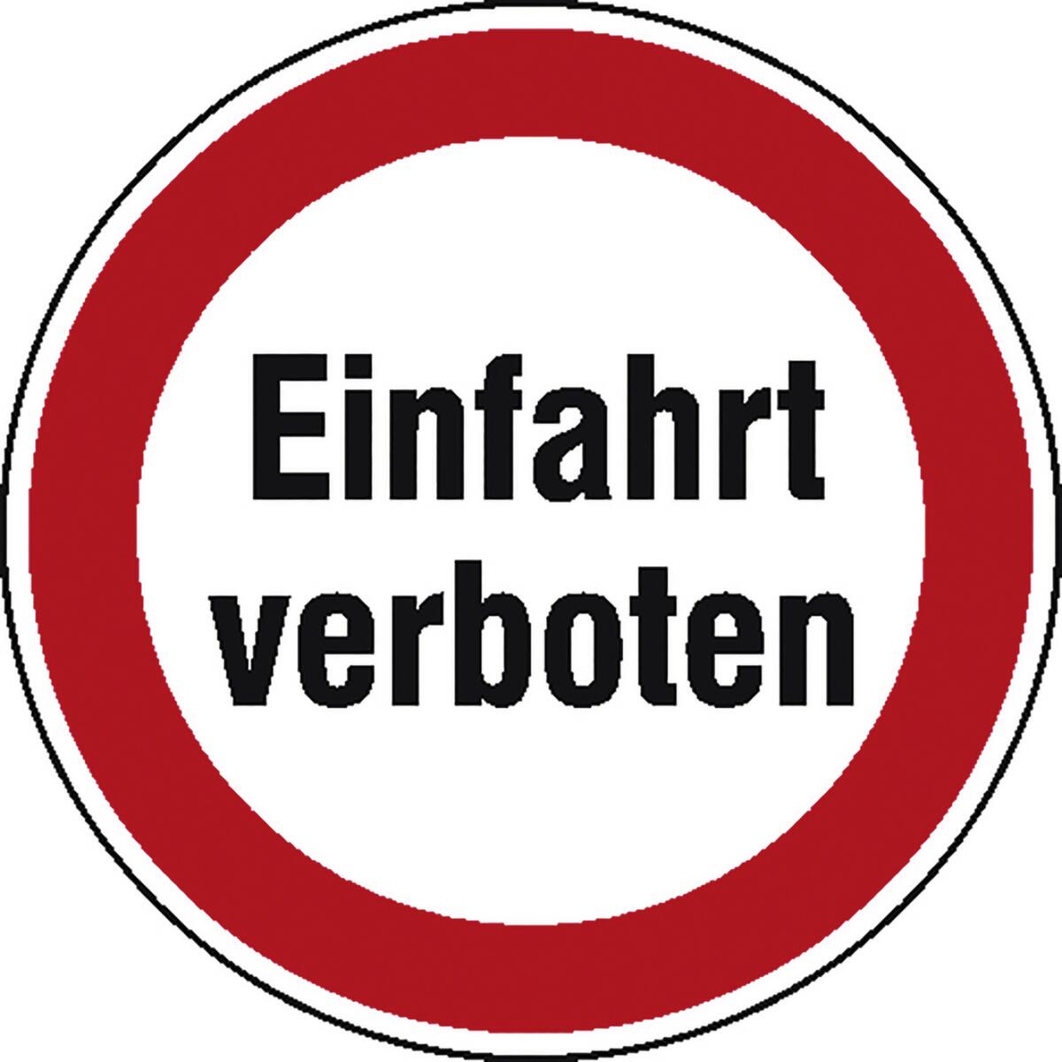 Verbotskombischild SafetyMarking® "Einfahrt verboten", Wandschild, Standard Standard 1 ZOOM