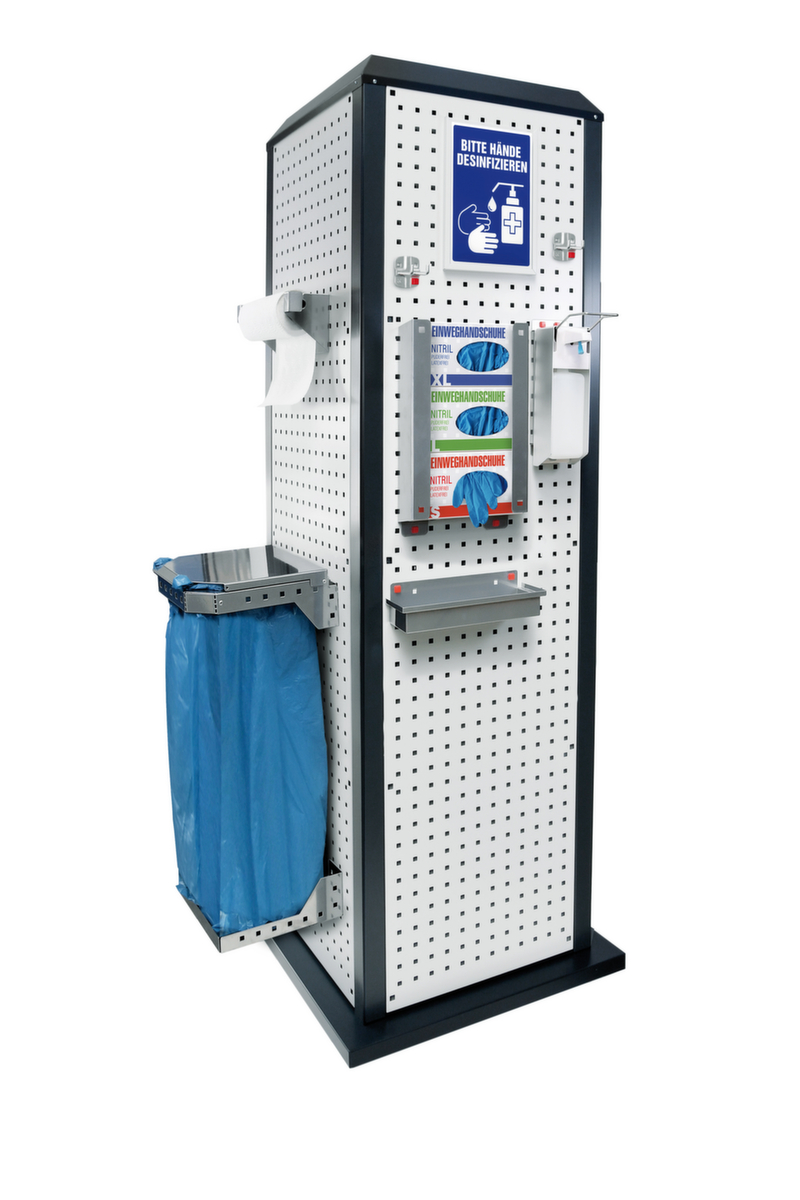 Kappes Lochplattenschrank RasterPlan® als Hygienestation Standard 1 ZOOM